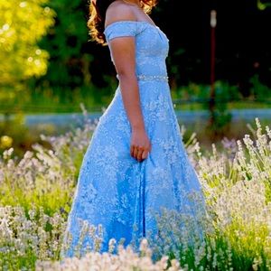 Blue Prom Dress